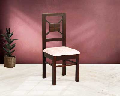 Britton Mode Chair(Choco Satini(Semi Mat(50-50)